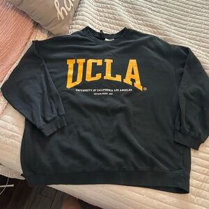 Black UCLA crew neck